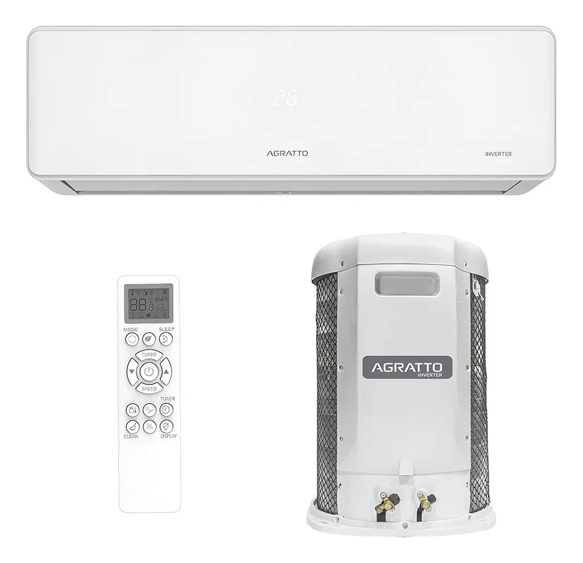 Ar Condicionado Split Agratto Liv Top Inverter 30.000 Btus Frio