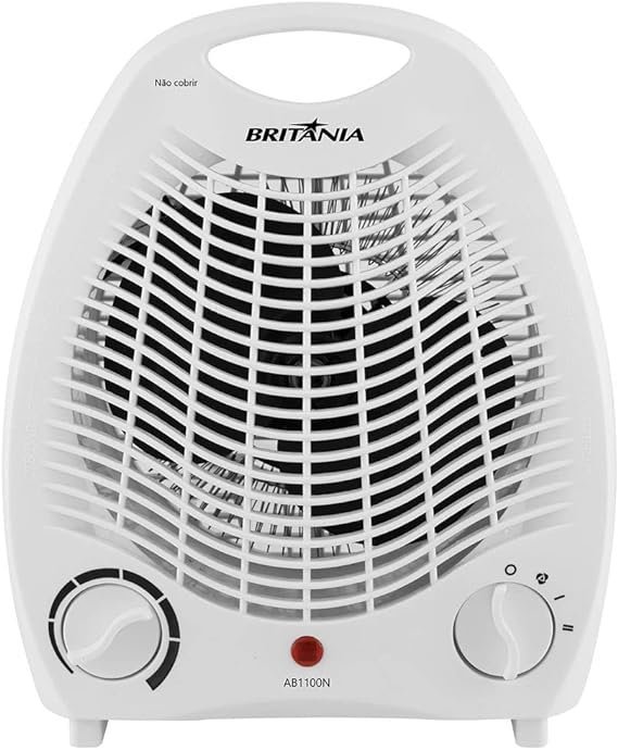 Aquecedor Elétrico 2 Em 1 Britânia 1500w AB1100N