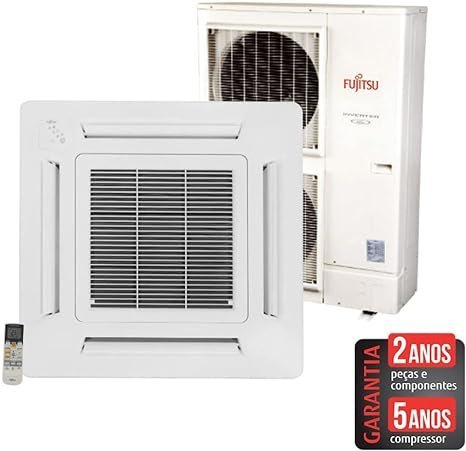 Ar Condicionado Split Cassete Fujitsu Inverter Quente e Frio 45000 BTUs 220V