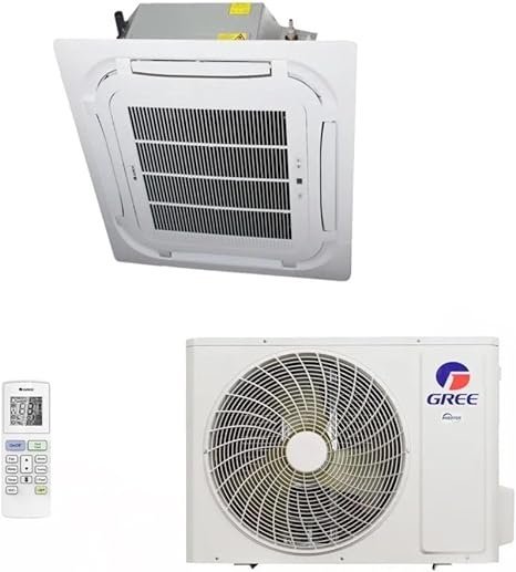 Ar-Condicionado Split Cassete Gree G-Prime Inverter Compact 24.000 BTUs R-32 Só Frio 220V Monofásico
