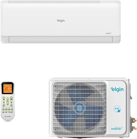 Ar-Condicionado Split HW Elgin Eco Inverter II 9.000 BTUs R-32 Quente/Frio 220V