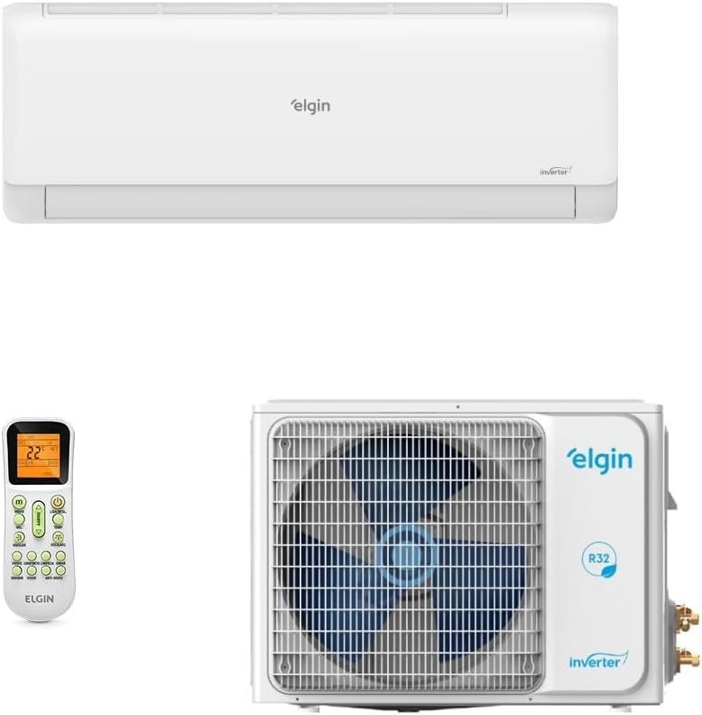 Ar-Condicionado Split HW Elgin Eco Inverter II Wi-Fi 9.000 BTUs R-32 Só Frio 220V HJFE09C2CB