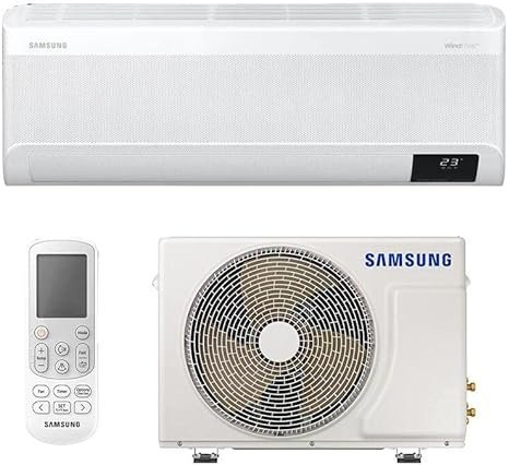 Ar-Condicionado Split Inverter 18000 BTUs Samsung WindFree Connect High Wall Quente e Frio AR18BSEAAWKNAZ 220V