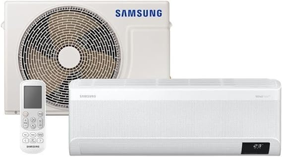 Ar-condicionado Split Inverter Samsung WindFree Connect Sem Vento 9.000 BTUs Frio 220V