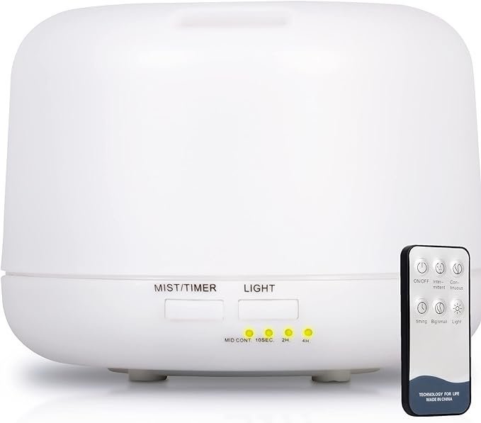 Umidificador de ar Ultrassónico Luatek 500ml com Controle Remoto Bivolt