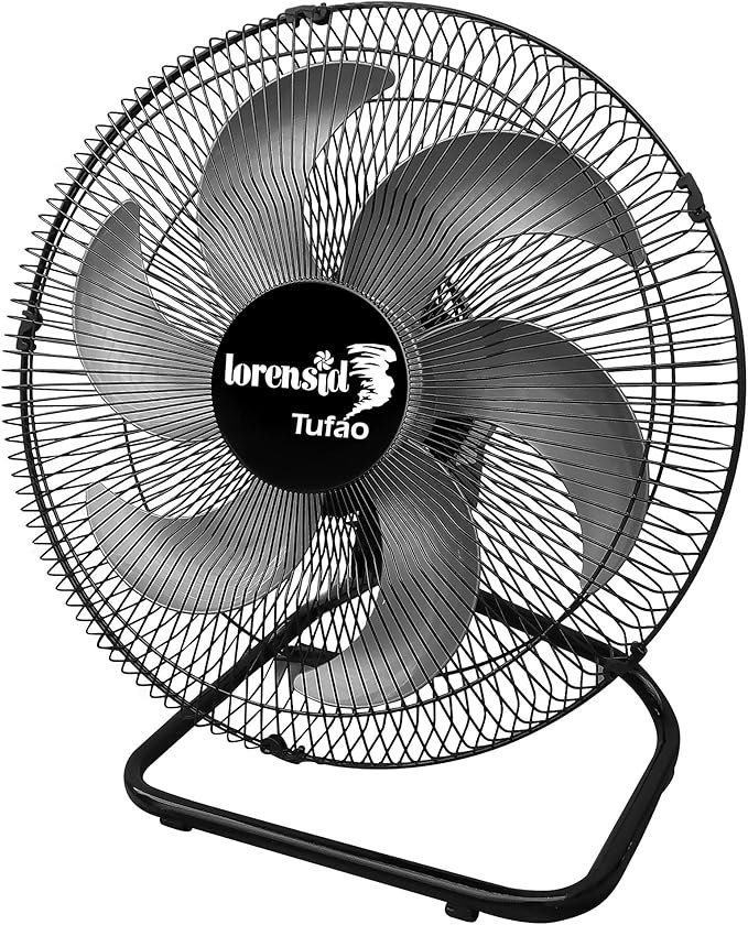 Ventilador Mesa 50 cm Tufão Turbo Bivolt Preto Lorensid 160W