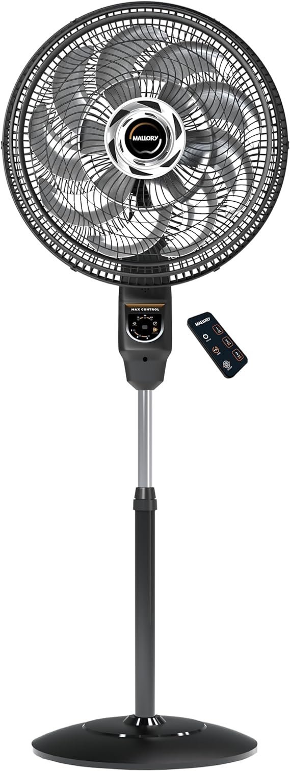 Ventilador de Coluna Mallory Max Control Com Controle Remoto 140W 40Cm 