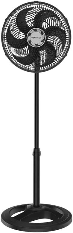 Ventilador de Coluna Turbo 6 30cm Preto Ventisol 50w