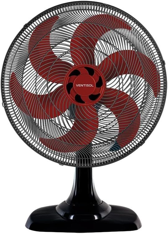 Ventilador de Mesa Oscilante Turbo 6 Pás Premium 50 Cm 135W Ventisol
