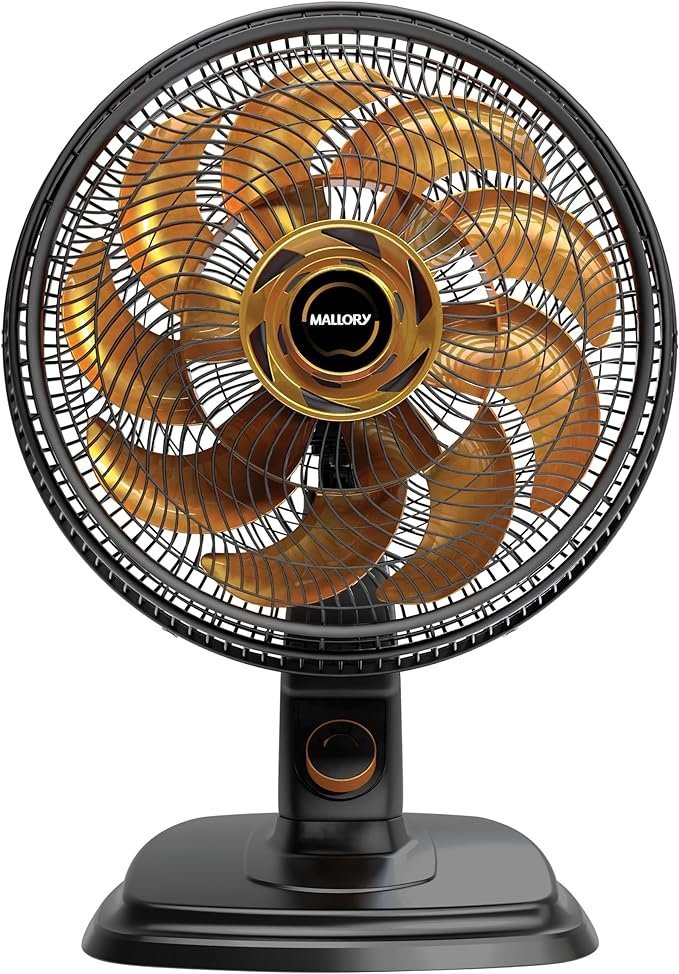 Ventilador de Mesa e Parede Mallory Egeo, Silencioso 40 Cm 140W 110v ou 220V