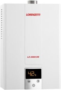 Aquecedor Digital De Água a Gás LZ2000DE Lorenzetti 20L Bivolt