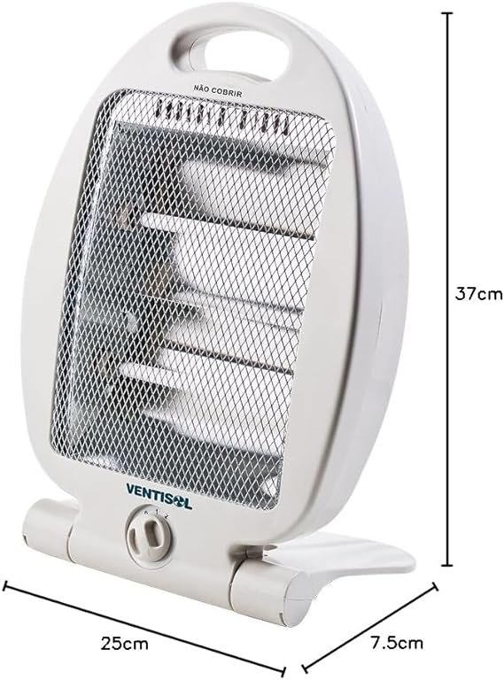 Aquecedor Doméstico Quartzo Branco Ventisol 2