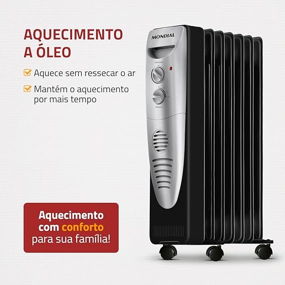 Aquecedor a Óleo Mondial A 06 2