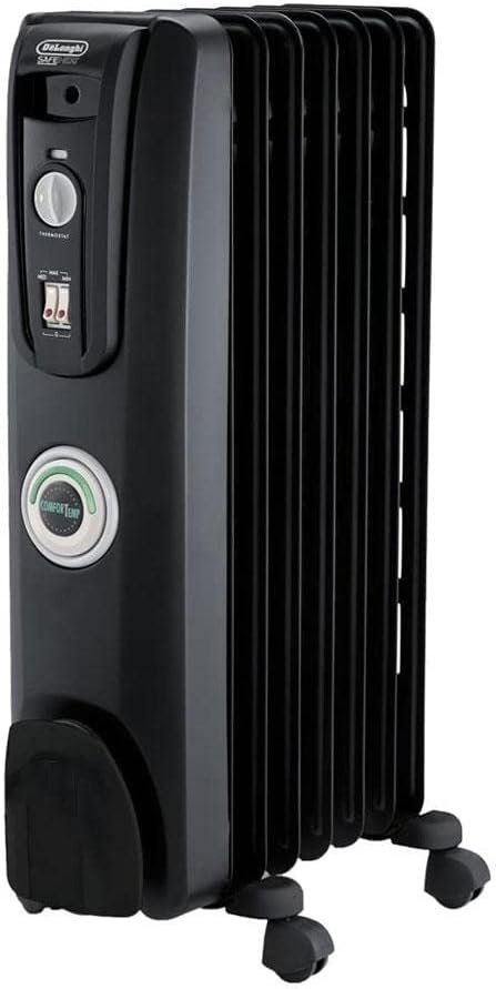 Aquecedor a Óleo Portátil DeLonghi 1500W EW7707CB