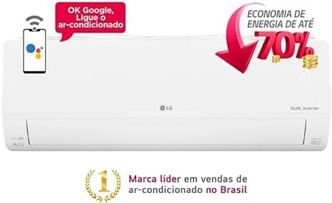 Ar Condicionado Split Hi Wall LG Dual Inverter Voice 18000 BTUs QuenteFrio Inverter S4 W18KL31A2
