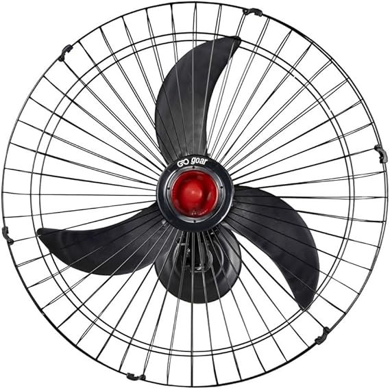 Ventilador Oscilante de Parede Goar 70 cm Preto Bivolt 2