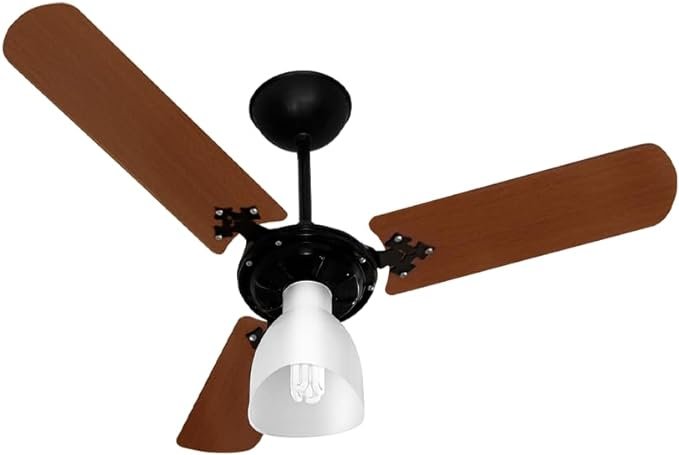 Ventilador de Teto New Light 3 Pás Padrão Mogno C3V 383119 130W