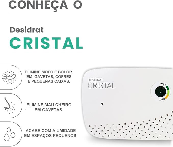Desumidificador de Ar Cristal Desidrat Bivolt 2