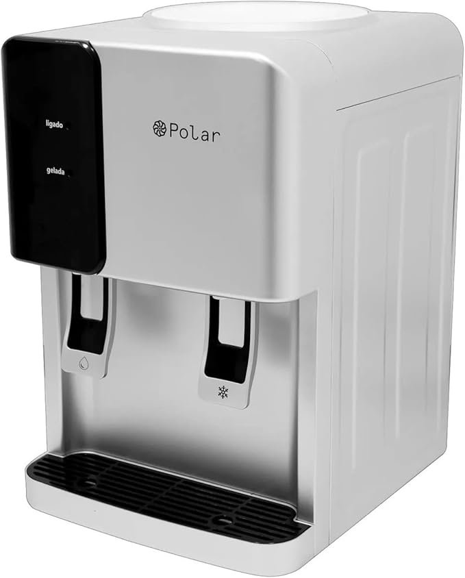 Bebedouro Eletrônico Polar Prata Água Natural e Gelada