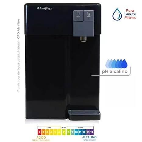 Purificador Água Super Alcalina Ionizada Gelada e Natural Ph 9,5 Cpd 19 Hoken 2