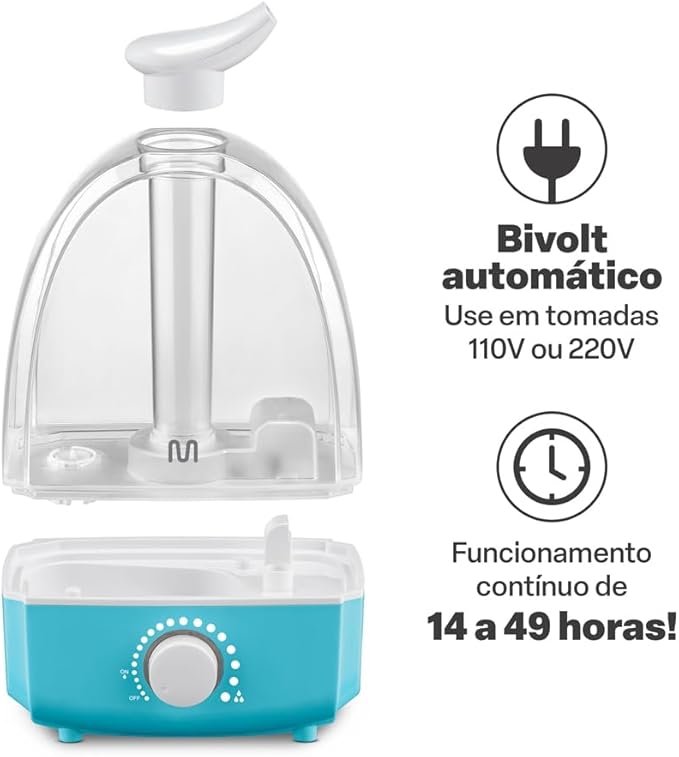 Umidificador de Ar Clear Tank 3,2 Litros Bivolt Multi Saúde HC167 4