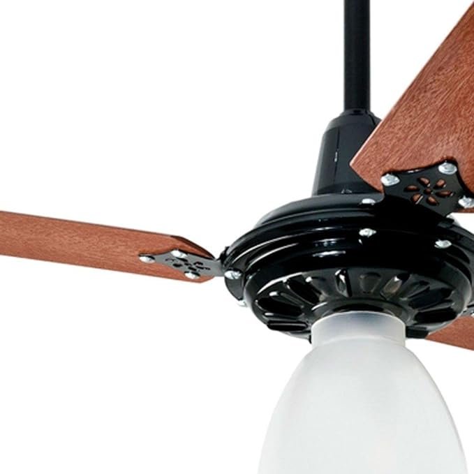 Ventilador De Teto Loren Sid Lumi M3 3 Pás Cor Mogno 2