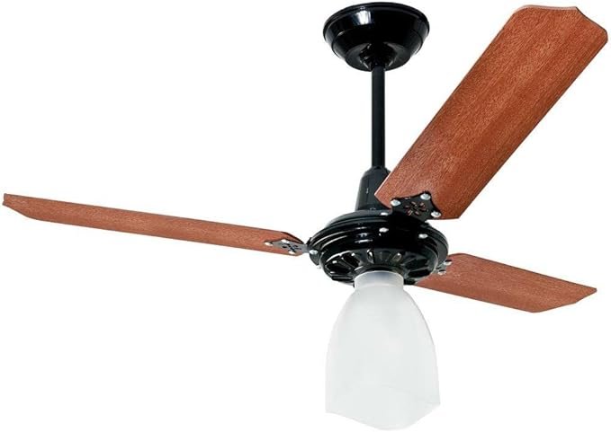 Ventilador De Teto Loren Sid Lumi M3 3 Pás Cor Mogno