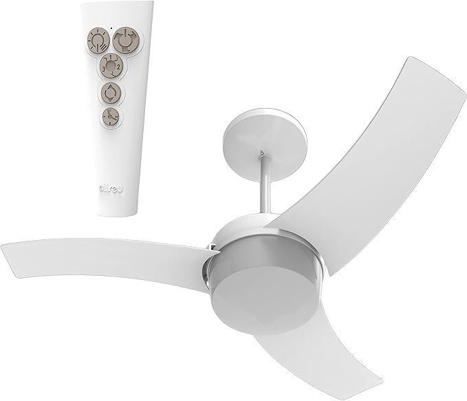 Ventilador Teto Aliseu Wave Branco com Controle Remoto