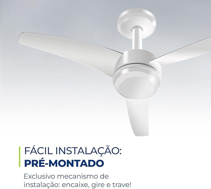 Ventilador de Teto Maxi Air Mondial Branco 125W VTE01 3