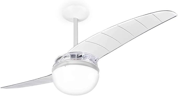 Ventilador de Teto Spirit 202 Cristal Lustre Globo