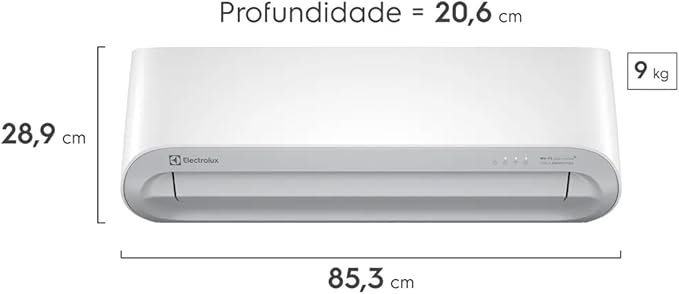 Ar Condicionado Electrolux Split 18.000 BTUs Color Adapt Frio com Wi fi (YI18FYE18F) 220V 2